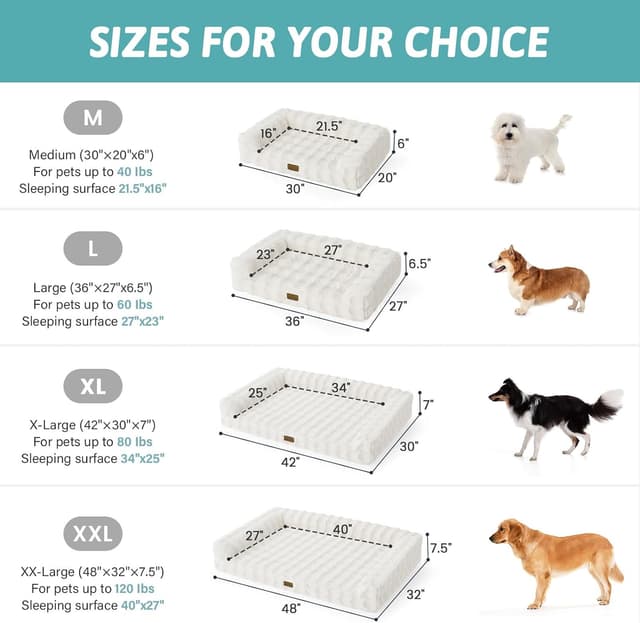 Thumbnail 2 de COZY KISS Faux Fur Orthopedic Dog Bed