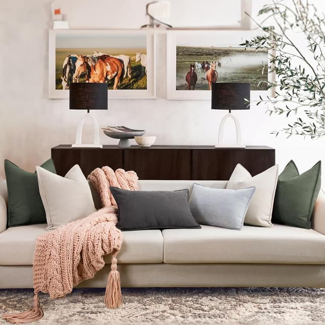 Thumbnail 5 de ZWJD Armeegrün Kissenbezug 45x45