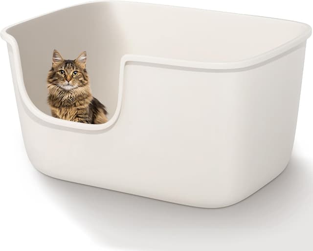 Thumbnail 6 de Vealind Large High Sided Cat Litter Tray, 22 in