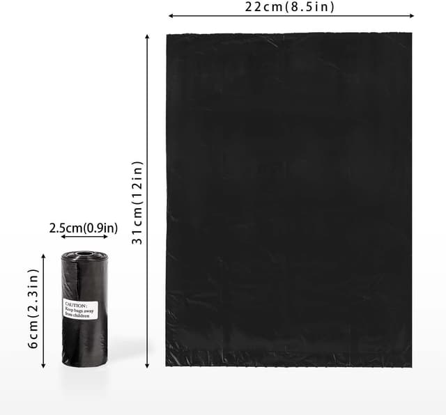 Detalle de Dog poo bags 1080 packs, 31 x 22 cm