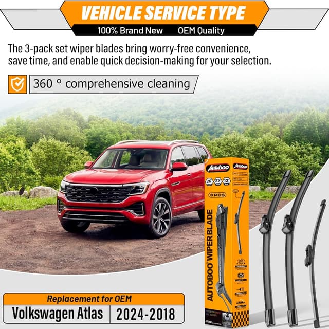 Detalle 2 de OEM Windshield Wiper Set 26+22+12