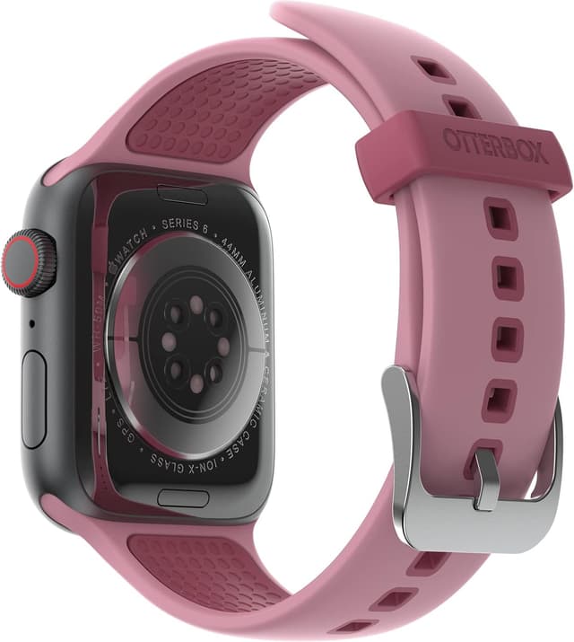 Detalle de Otterbox Bracelet de montre intelligent 42 mm en silicone noir (unisex) pour Apple Watch 44/45/46 mm