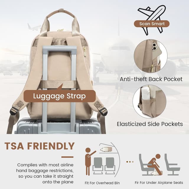 Thumbnail 6 de LOVEVOOK Rucksack Damen 15,6 Zoll