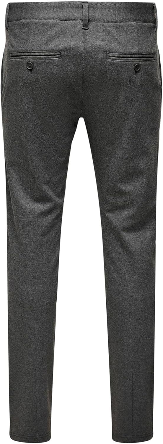 Detalle 2 de Only & Sons Onsmark Tap Herringbone 2911 men’s trousers (herringbone pant)