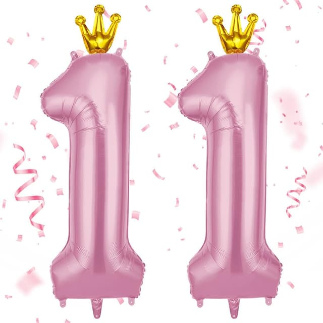 Imagen de AOOSU Crown Pink number balloons 40 inch en OfertitasTOP
