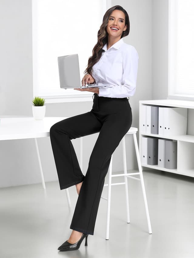 Thumbnail 6 de Tallemon Tall Women’s Bootcut Dress Pants (34/36/38 Inseam) — Stretch Office & Business Casual Slacks