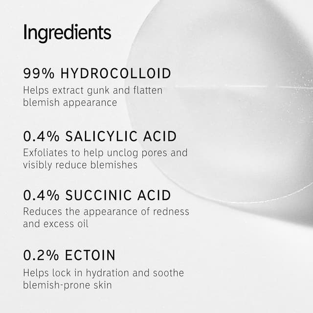 Thumbnail 5 de INKEY List unsichtbare Hydrokolloid-Pflaster