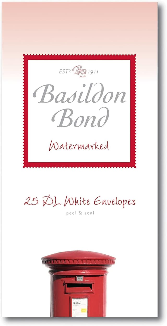 Detalle 2 de Basildon Bond Luxury Writing Pad (50 Sheets) White A4 210 x 297mm