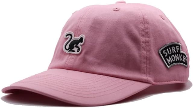Detalle de Casquette Dad Surf Monkey Classic en coton biologique (taille unique, fermeture à pince)