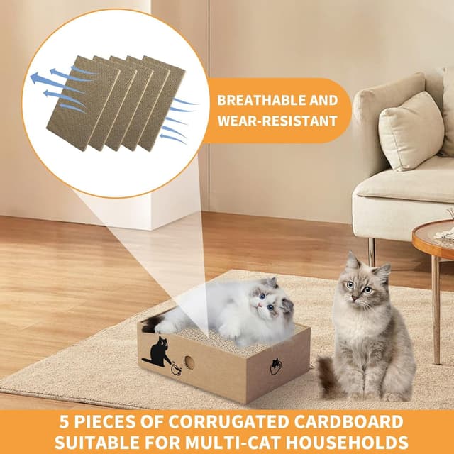Thumbnail 5 de Cat Scratching Board 5Pack 325x235x110 mm 🐱