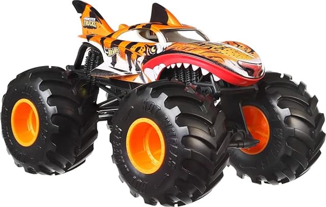 Detalle de Hot Wheels Monster Trucks JDR02 🚚 Camión Grande Metal Escala 1:24