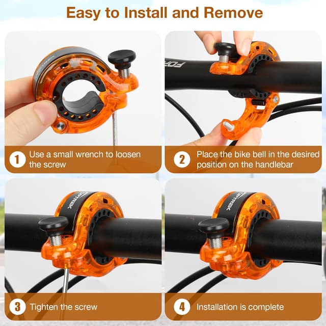 Detalle de Toptrek 110dB Bike Bell, 2025