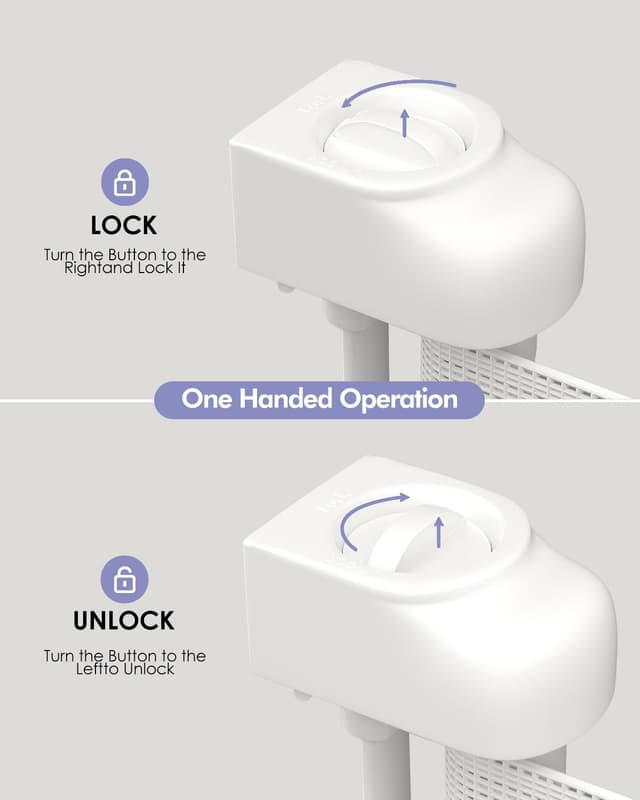 Thumbnail 6 de Lexixi ibao Retractable Mesh Gate 86cm