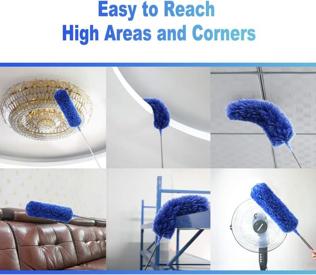 Thumbnail 6 de Vicloon spolverino telescopico in microfibra con manico lungo fino a 245 cm