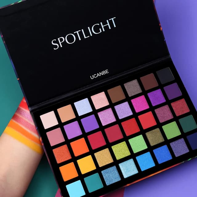 Detalle de UCANBE Spotlight Lidschatten Palette 40 Farben