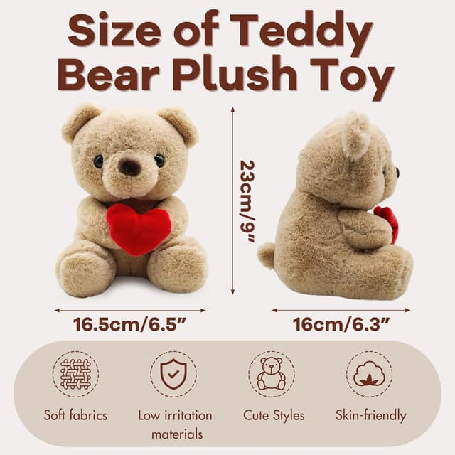 Detalle 2 de QIGEEKU Teddybär 25 cm