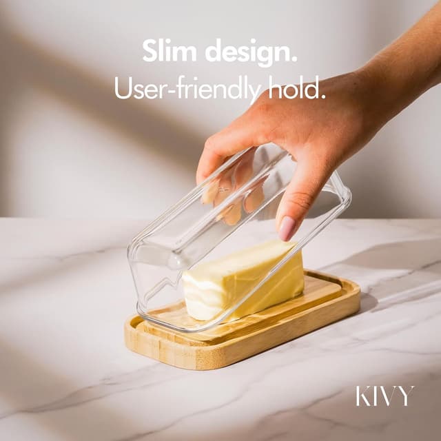 Thumbnail 6 de KIVY Glass Butter Dish with Airtight Lid