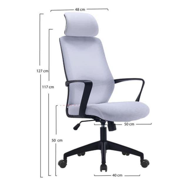 Detalle 2 de regalos-miguel Gomic silla ergonómica con reposacabezas