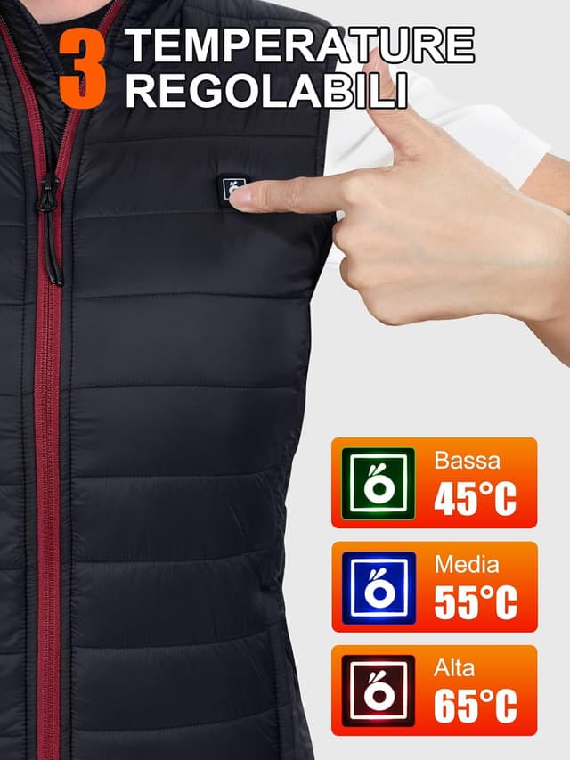Thumbnail 3 de UNBON Gilet Riscaldato Donna 10000mAh