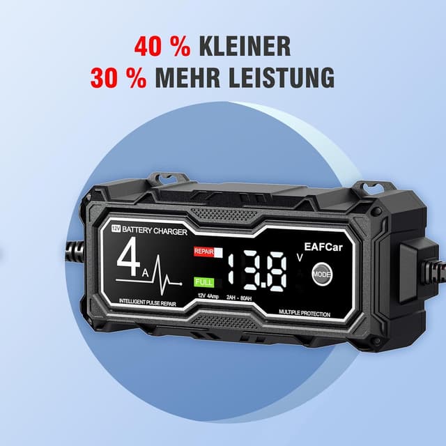 Thumbnail 3 de EAFCar Batterieladegerät 12V 4A LCD