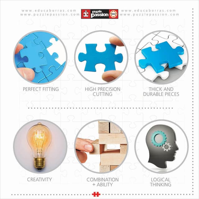 Detalle 2 de Educa Puzzle 1000 Piezas La Noche Estrellada Vincent Van Gogh 🌌