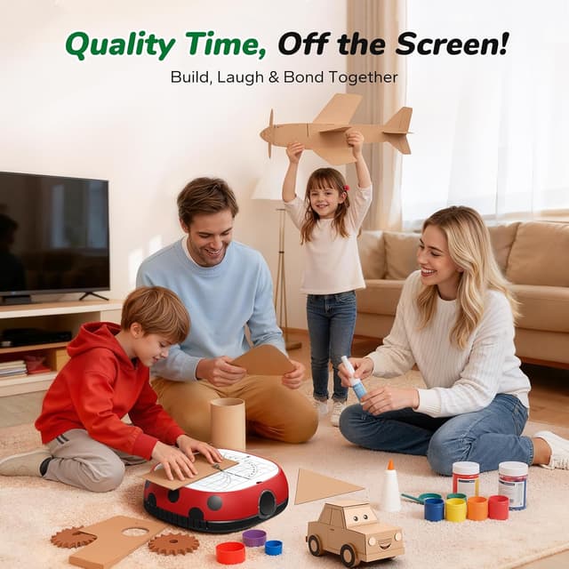 Thumbnail 6 de KIDINNO Safe Power Cardboard Cutter for Kids