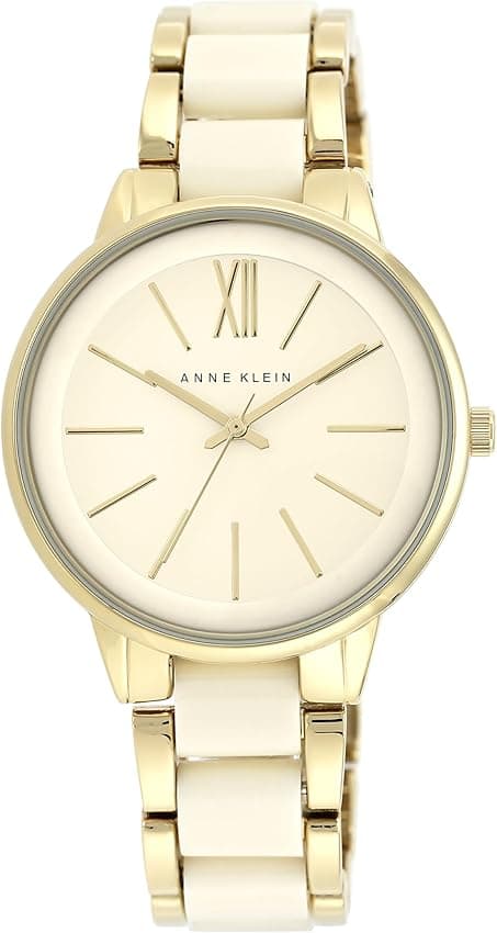 Detalle de ANNE KLEIN Reloj de Pulsera Marfil/Oro para Mujer