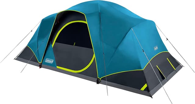 Thumbnail 6 de Coleman Skydome Dark Room Tent (4/6/8/10 Person) with Rainfly, 5-Minute Setup