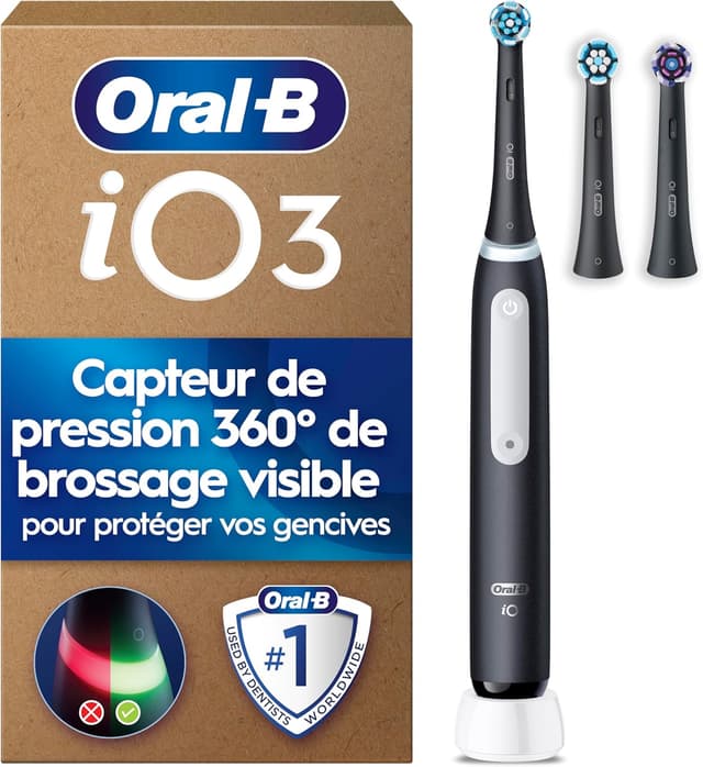 Detalle de Oral‑B iO3 Brosse électrique noire, 3 modes