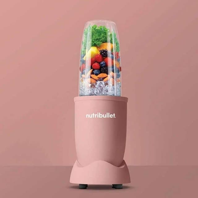 Detalle de Nutribullet Pro Mineral 900 W, 0,9 L rosa 🥤