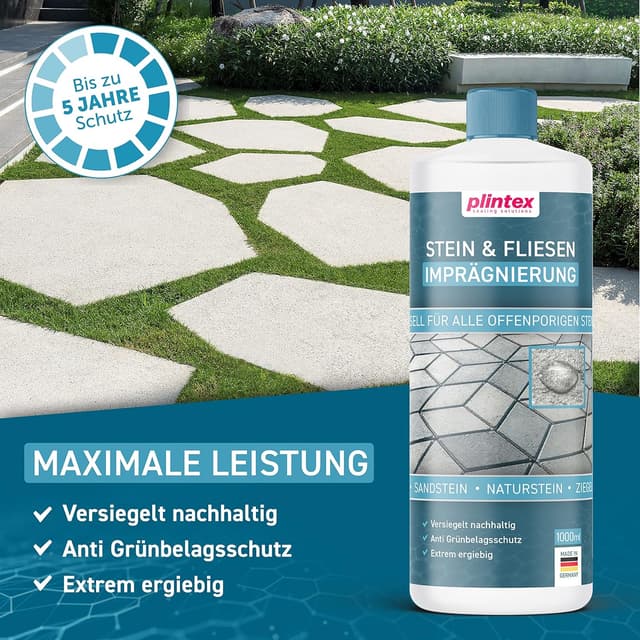 Detalle 2 de PLINTEX Steinimprägnierung 1 L für ca 12 m²