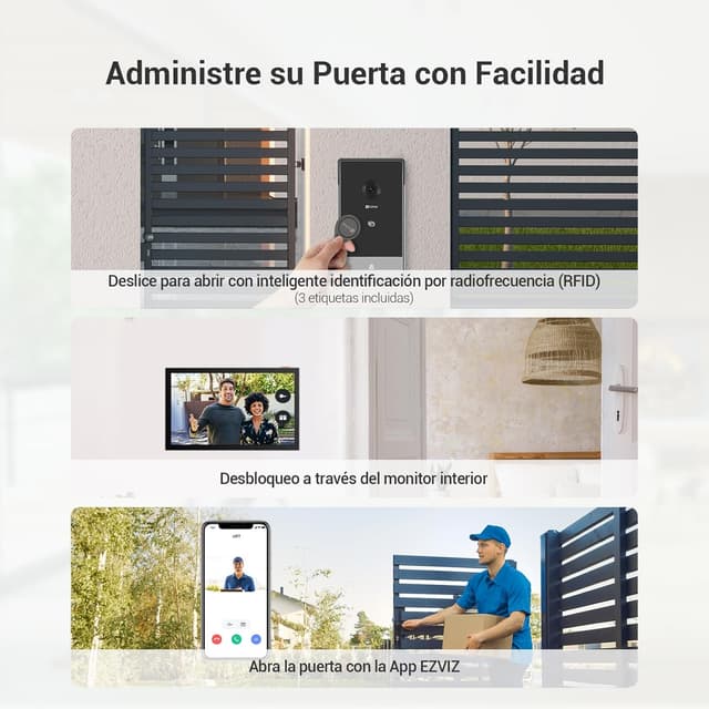 Thumbnail 6 de EZVIZ 2K Timbre Videoportero con Pantalla Táctil y Wi-Fi 📹