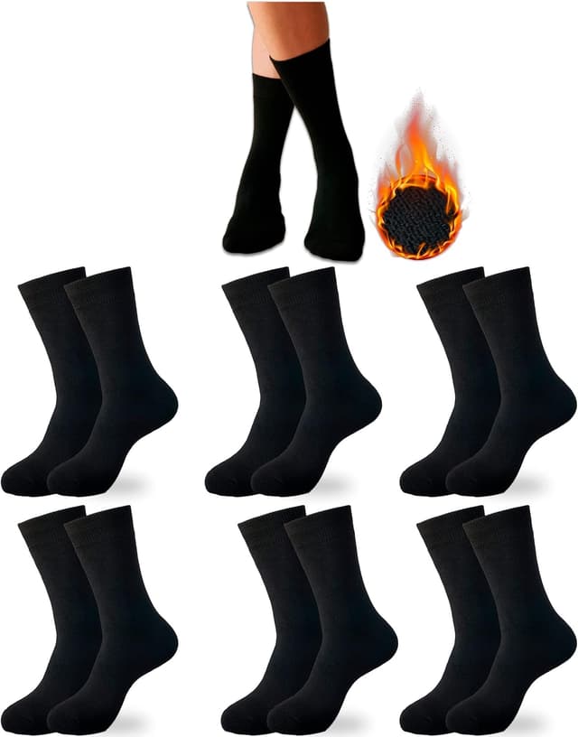 Detalle de DIVABONNA 6 Pares calcetines térmicos 6 pares