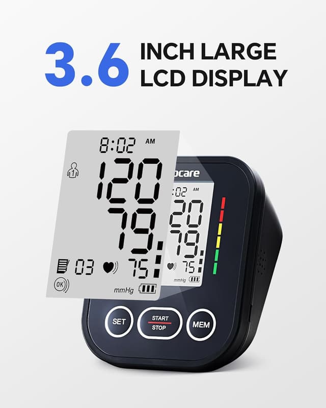 Thumbnail 5 de sinocare Blood Pressure Monitor Two-User 1 cuff 🩺