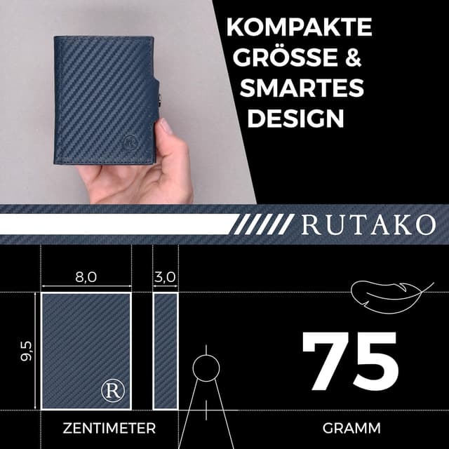 Thumbnail 4 de RUTAKO Slim Wallet Kreditkartenetui