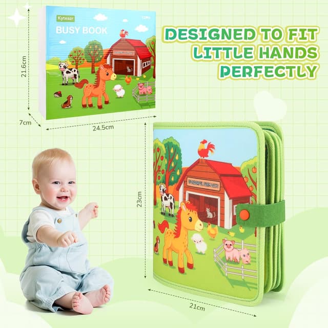 Detalle de Busy Board Montessori 25 in 1 Farm