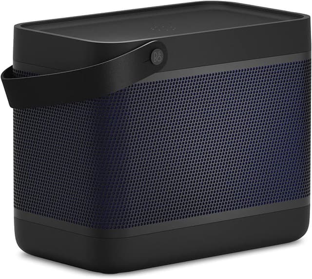 Detalle de Bang & Olufsen Beolit 20 – tragbarer Bluetooth-Lautsprecher mit 360°-Sound und Qi-Ladestation (Black)