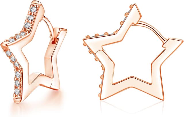 Imagen de Cangall Sterling Silver Hoop Earrings en OfertitasTOP