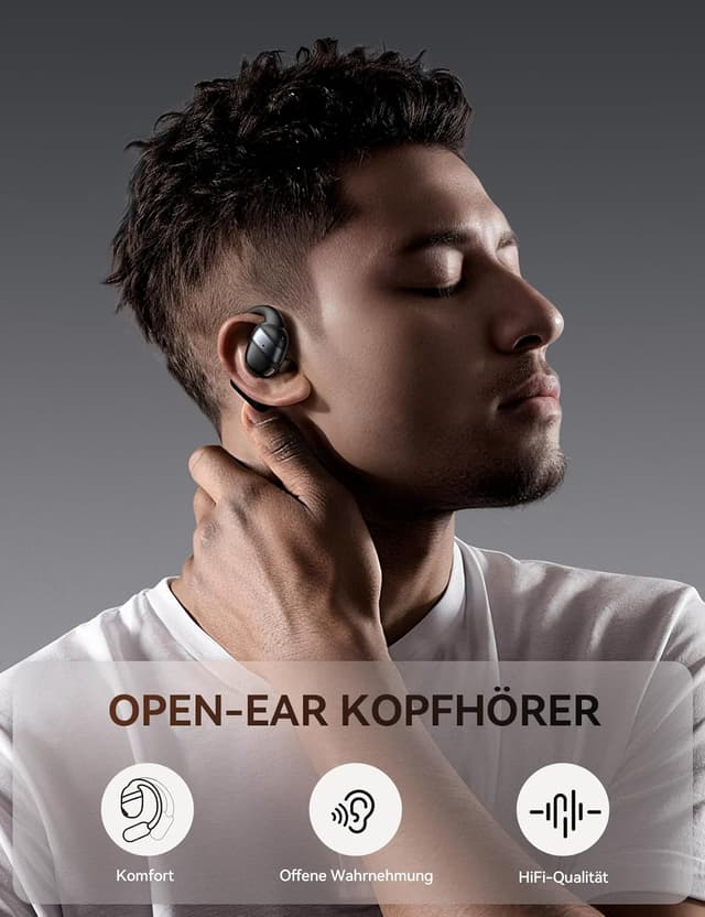 Detalle 2 de JOYROOM Open Ear Kopfhörer Bluetooth 5.4, 50 Std. Spielzeit