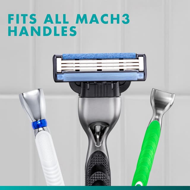 Detalle de Gillette Mach3 20 blade refills