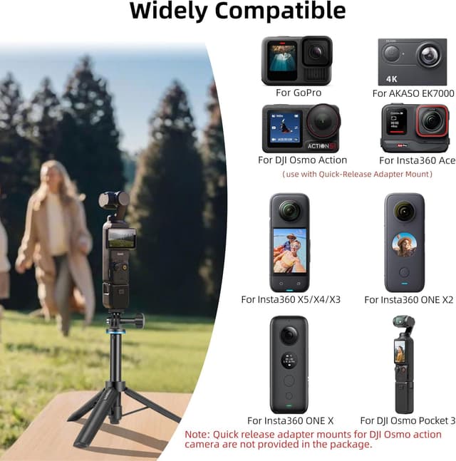 Detalle 2 de Selfie Stick Tripod 20in for Osmo Pocket 3