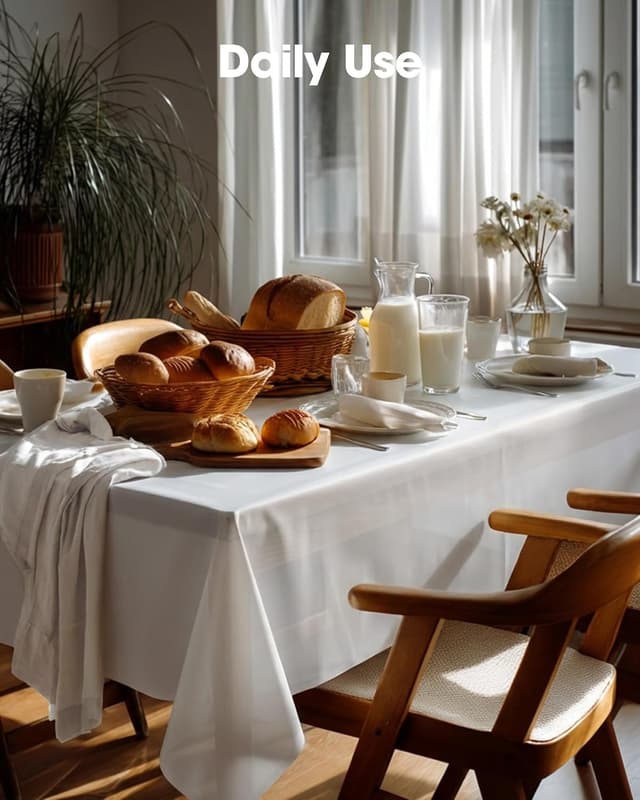 Thumbnail 6 de Pureegg Plastic Table Cloth 54 x 108, 20 Pack 🧻