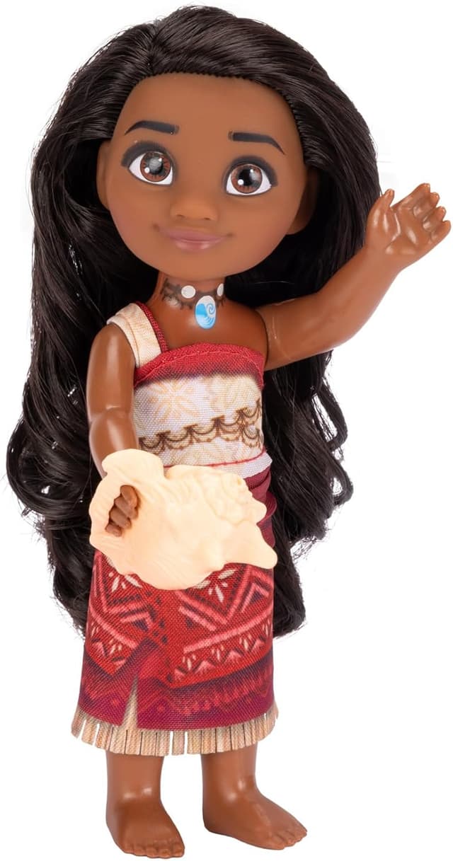 Detalle de Jakks Pacific Vaiana 2: Kleine Puppe (15 cm) mit Muschel-Zubehör