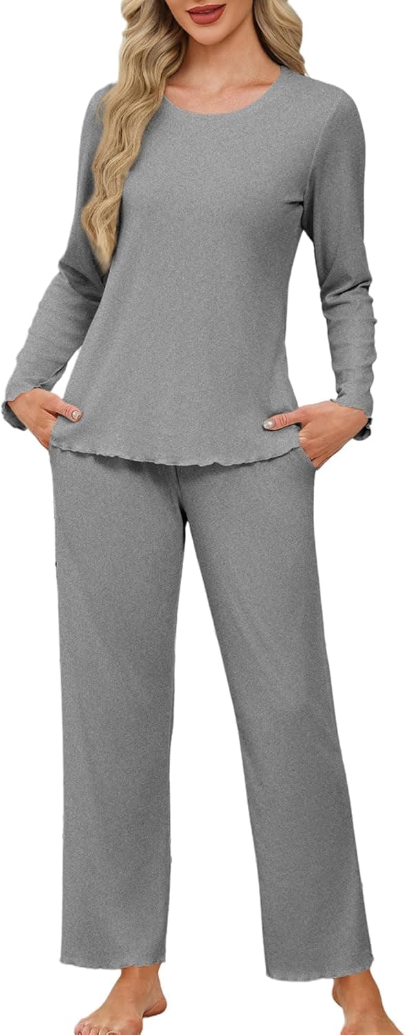 Detalle 1 de Ensemble pyjama femme Ekouaer 2 pièces