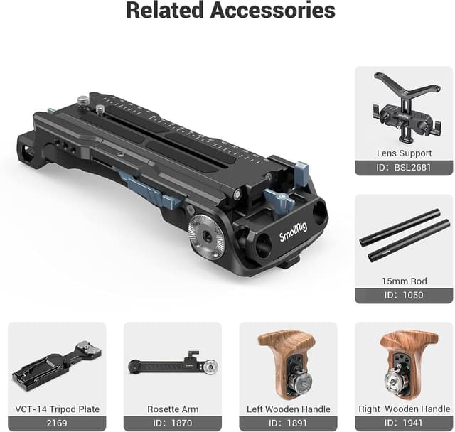 Thumbnail 5 de SMALLRIG 2837 Shoulder Support pour Sony VCT-14