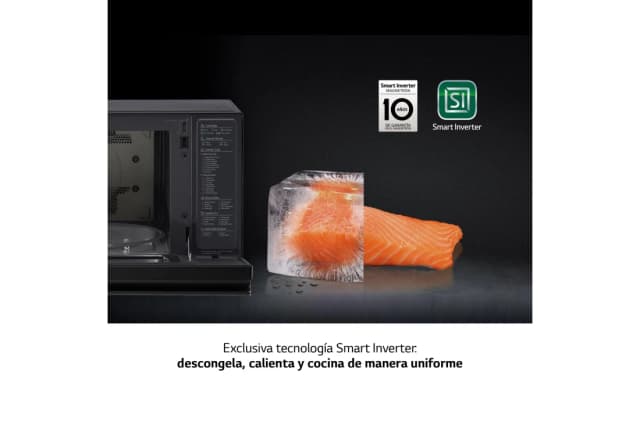 Detalle de LG MJ3965BPS Horno microondas 4 en 1, 39 L