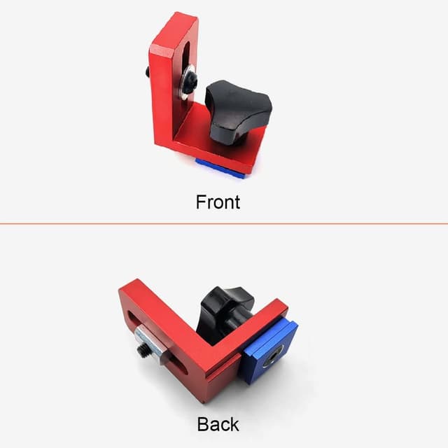 Detalle de Lxoraziy Gehrungsschienen Stop Typ 30 für T-Nut T-Tracks (Führungsschiene Stop, Rutsche Locator)