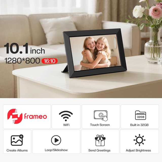 Thumbnail 5 de Frameo 10.1 Inch WiFi Digital Picture Frame 32GB