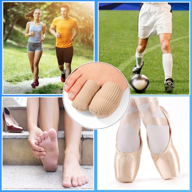 Detalle de Kimihome gel toe caps, 8 pcs protective sleeves