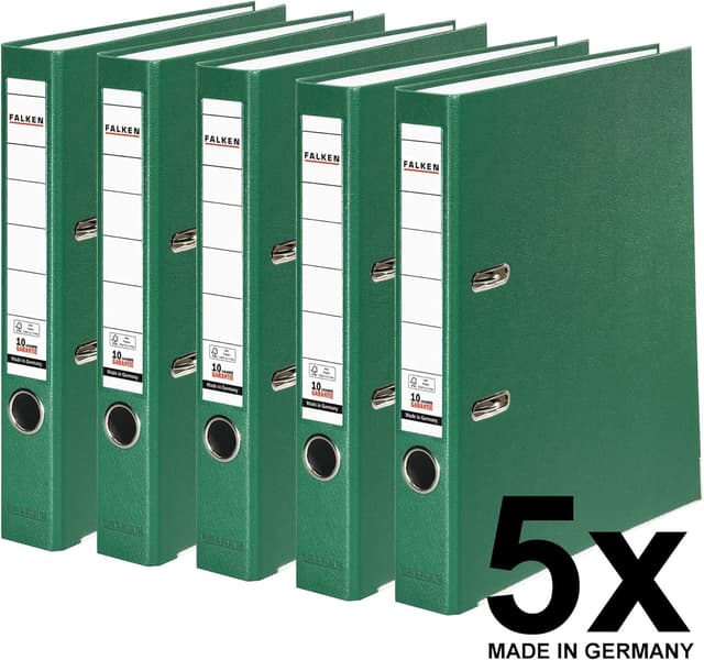 Thumbnail 1 de Falken Original Kunststoff-Ordner 5er Pack grün DIN A4